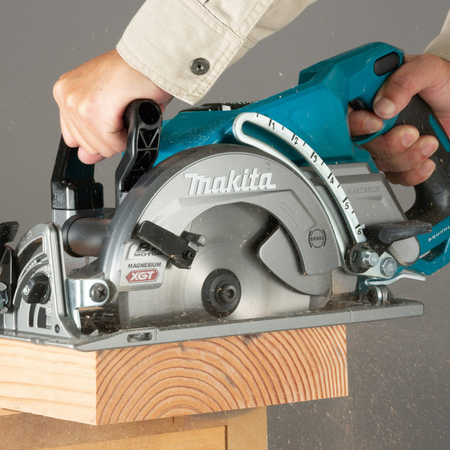 Пила дисковая Makita RS001GZ аккумуляторная гипоидная без АКБ и ЗУ