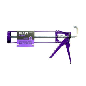 Пистолет для герметика Blast с противокапельной системой No-drop скелетный усиленный