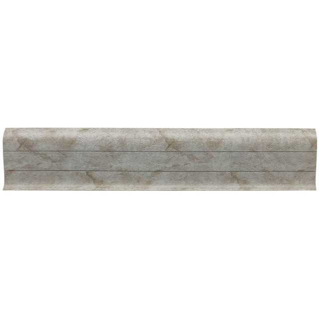Плинтус LinePlast L047 бетон 58 мм 2.2 м