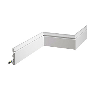 Плинтус NMC Wallstyl FL1 DSPLFL200011 белый 12*80*2000 мм