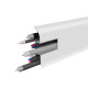 Плинтус Birch 5001 белый матовый 80 мм 2.2 м