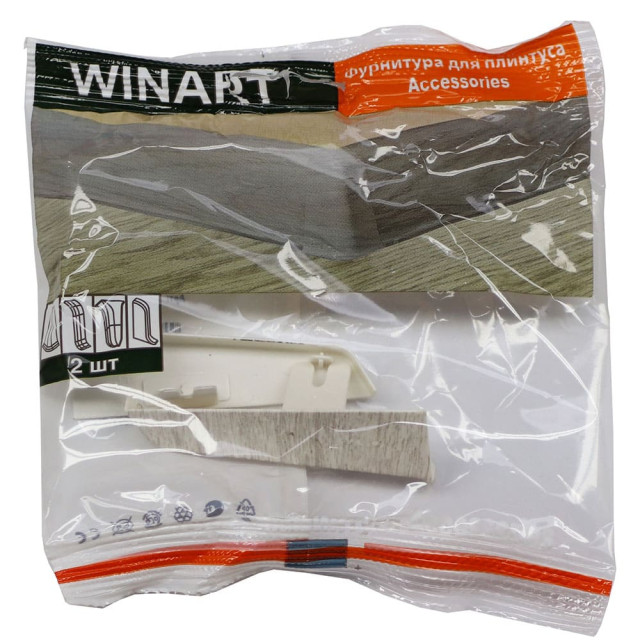 Заглушка Winart Tera 725 дуб натур 72 мм 2 шт