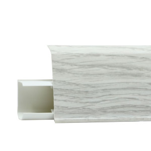 Плинтус Winart Tera 707 дуб кватро со съемной панелью 72 мм 2.2 м