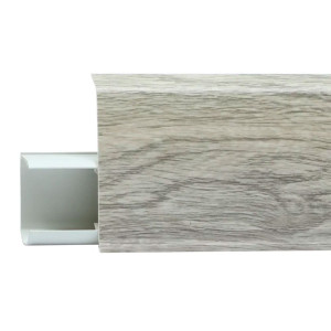 Плинтус Winart Tera 746 альба с съемной панелью 72 мм 2.2 м