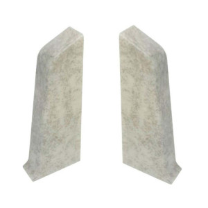 Заглушка Winart Quadro 339 мрамор светлый 80 мм 2 шт