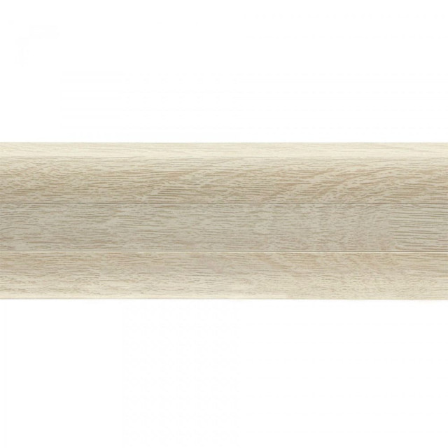 Плинтус LinePlast L006 дуб молочный 58 мм 2.2 м