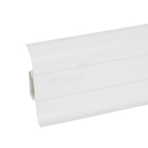 Плинтус LinePlast L045 белый 58 мм 2.2 м