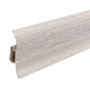 Плинтус LinePlast L046 ясень светлый 58 мм 2.2 м