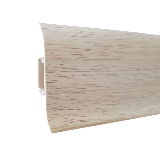 Плинтус LinePlast L064 клен белый 58 мм 2.2 м