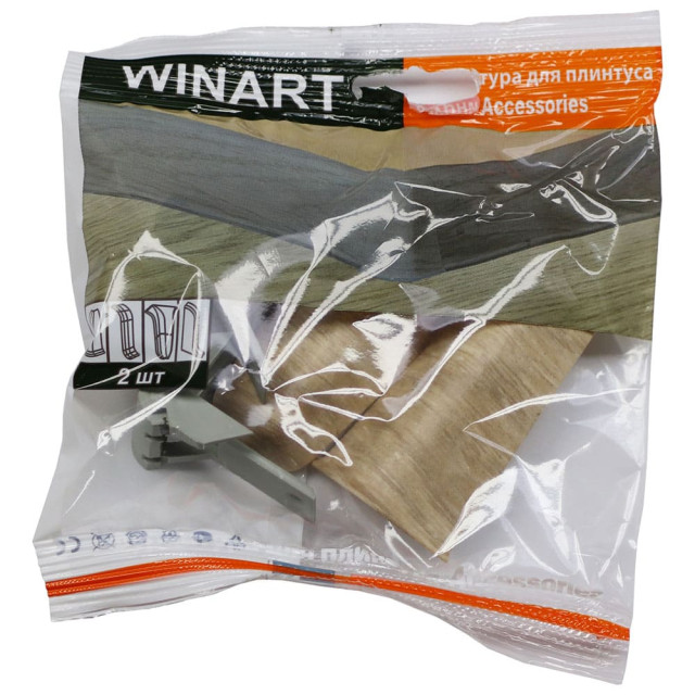 Угол наружный Winart Tera 739 белый ясень 72 мм 2 шт