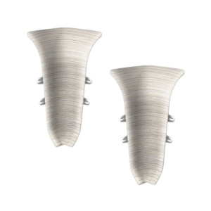 Угол внутренний Ideal Классик К55 252 ясень белый 55 мм 2 шт