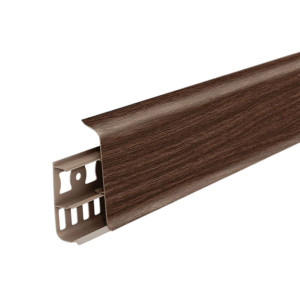 Плинтус Ideal Деконика 291 орех 70 мм 2.2 м