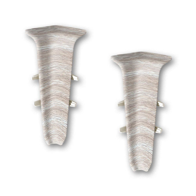 Угол внутренний для плинтуса Ideal Деконика 294 орех антик 70 мм 2 шт