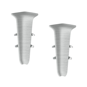 Угол внутренний для плинтуса Ideal Деконика 186 алюминий 70 мм 2 шт