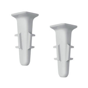 Угол внутренний для плинтуса Ideal Деконика 186 алюминий 70 мм 2 шт