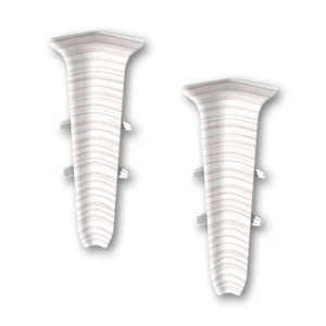 Угол внутренний для плинтуса Ideal Деконика 255 ясень бьянко 70 мм 2 шт