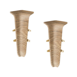 Угол внутренний для плинтуса Ideal Деконика 221 дуб янтарный 70 мм 2 шт