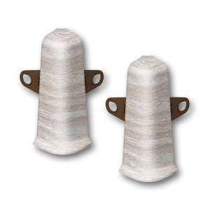 Угол наружный для плинтуса Ideal Деконика 294 орех антик 70 мм 2 шт