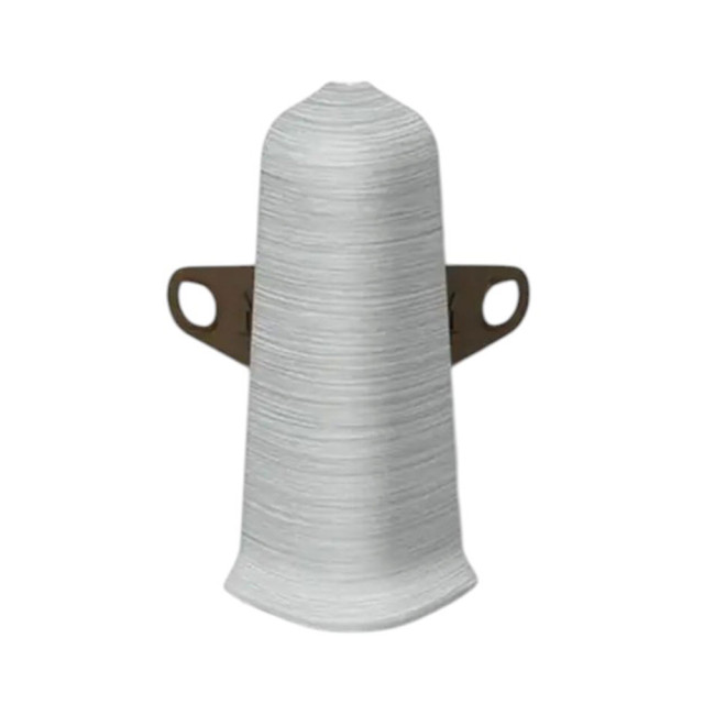 Угол наружный для плинтуса Ideal Деконика 186 алюминий 70 мм 2 шт