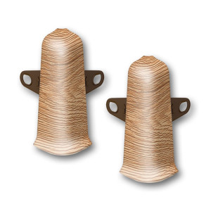 Угол наружный для плинтуса Ideal Деконика 221 дуб янтарный 70 мм 2 шт