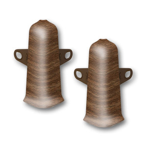 Угол наружный для плинтуса Ideal Деконика 291 орех 70 мм 2 шт