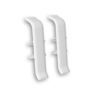 Соединитель для плинтуса Ideal Деконика 001 белый 70 мм 2 шт