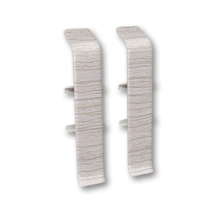 Соединитель для плинтуса Ideal Деконика 253 ясень серый 70 мм 2 шт