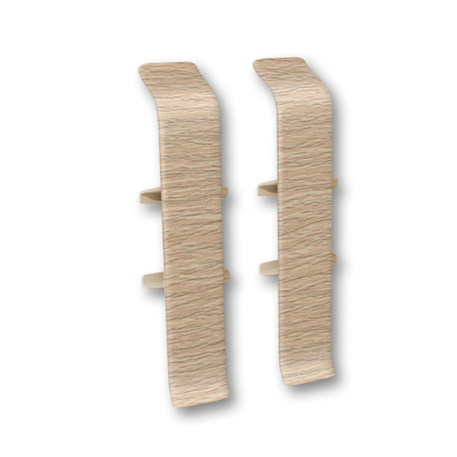 Соединитель для плинтуса Ideal Деконика 213 дуб северный 70 мм 2 шт