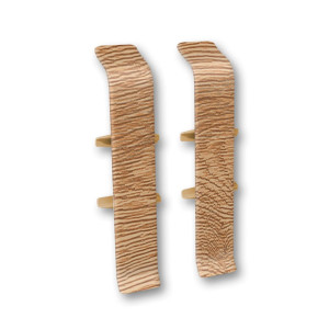 Соединитель для плинтуса Ideal Деконика 221 дуб янтарный 70 мм 2 шт