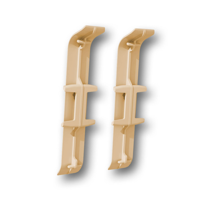 Соединитель для плинтуса Ideal Деконика 221 дуб янтарный 70 мм 2 шт