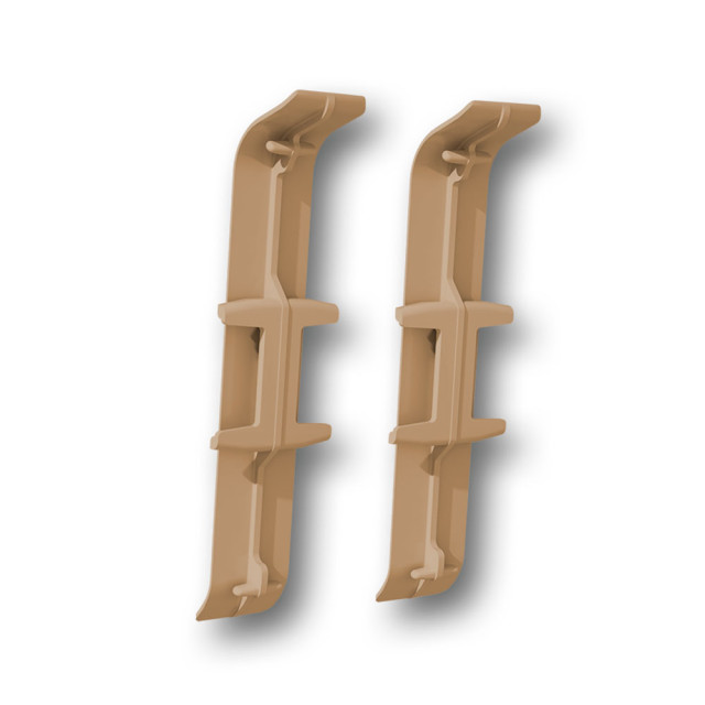 Соединитель для плинтуса Ideal Деконика 291 орех 70 мм 2 шт