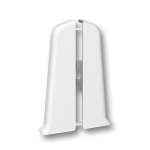 Заглушка для плинтуса Ideal Деконика 001 белый 70 мм 2 шт