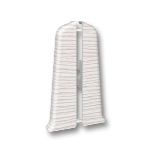 Заглушка для плинтуса Ideal Деконика 255 ясень бьянко 70 мм 2 шт