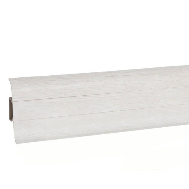 Плинтус Rico Leo №174 береза с кабель-каналом