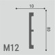 Молдинг Де-багет XPS Polymer M 12 80*10 мм