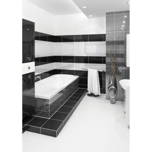 Плитка Beryoza Ceramica День-Ночь глазурованная 1 сорт 500*250*8 мм день белый
