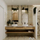 Декор Beryoza Ceramica Palissandro глазурованная 600*300*9 мм оливковый