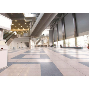 Керамогранит Пиастрелла Соль-Перец SP-601 600*600*10 мм светло-серый