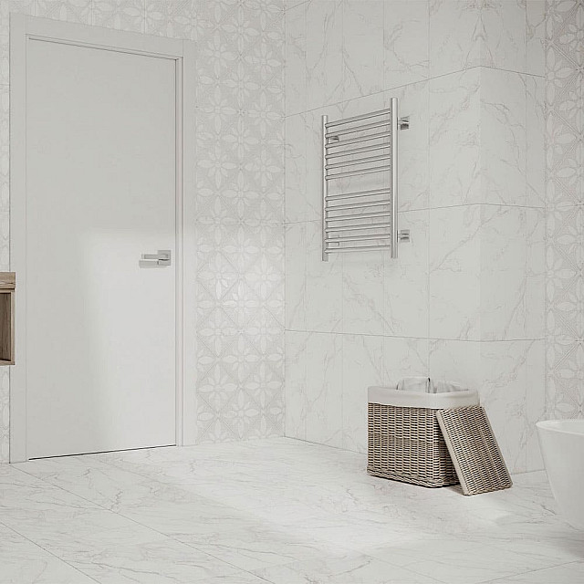 Плитка Beryoza Ceramica Alcazar глазурованная 1 сорт белый 600*300*9 мм