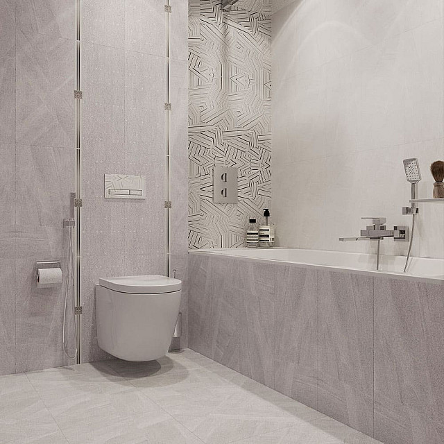 Плитка Beryoza Ceramica Toscana G глазурованная 1 сорт 418*418*8 мм графит
