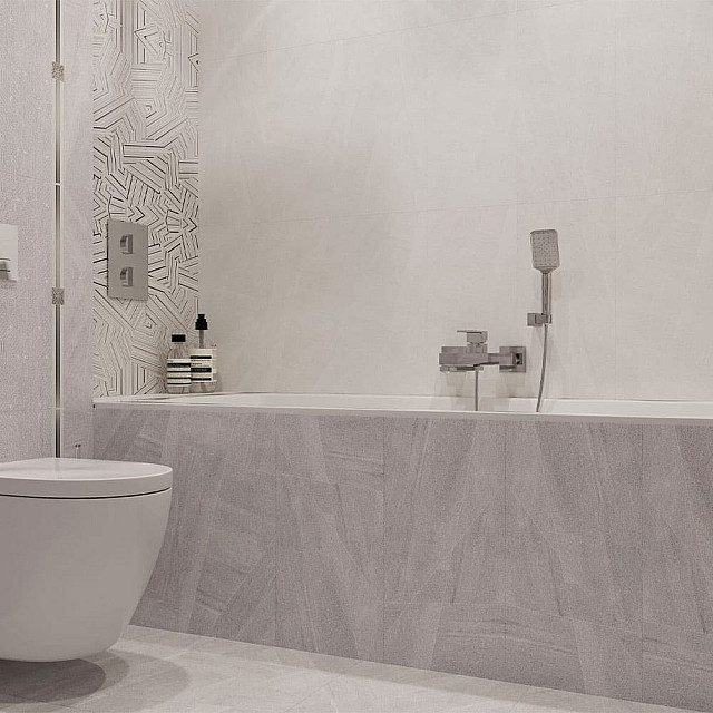 Плитка Beryoza Ceramica Toscana глазурованная 1 сорт светло-графитовый 600*300*9 мм