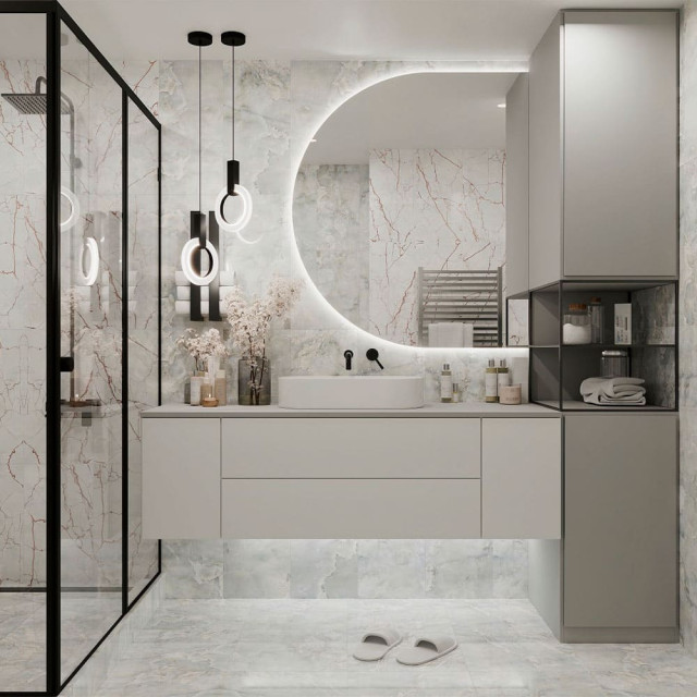 Плитка Beryoza Ceramica Avalanche глазурованная 1 сорт 600*300*9 мм серая