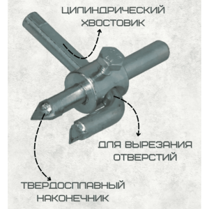 Резак кольцевой Draumet 230 для плитки 20-100 мм