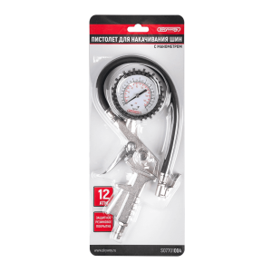 Пистолет для подкачки шин Skyway S07701004 с манометром