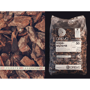 Кора-мульча Drevo фракция 50-120 мм 50 л