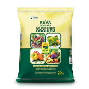 Биопочвогрунт Гера Keva Bioterra для рассады и овощей 20 л