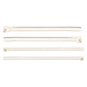 Направляющая роликовая Starfix DS10 SMF-10147 350 мм белая 2 шт