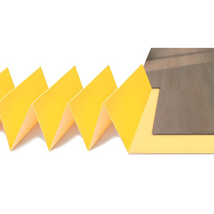 Подложка-гармошка Солид Вест 2*500*1050 мм желтая