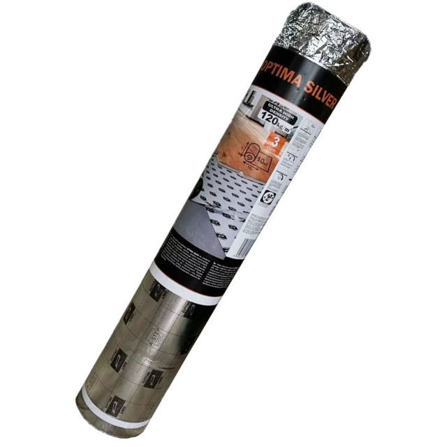 Подложка A-step Optima Silver 3 мм 1*10 м