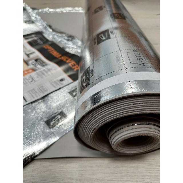 Подложка A-step Optima Silver 3 мм 1*10 м